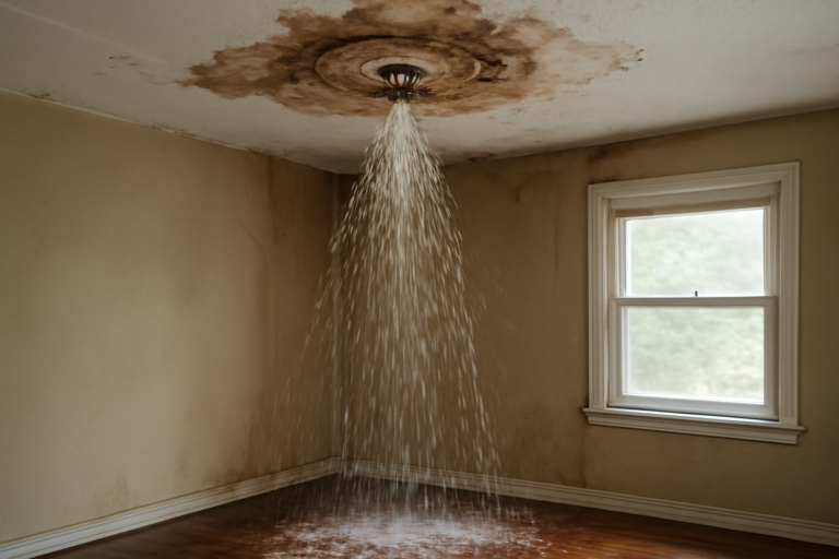 Fire Sprinkler Discharge Water Removal