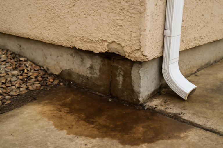 Foundation Leak Water Removal