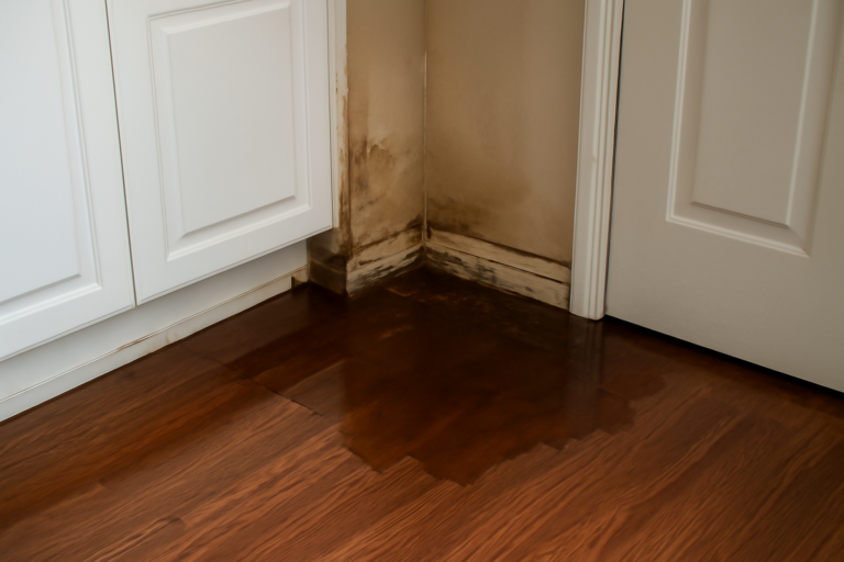 Ice Maker Line Leak Water Removal